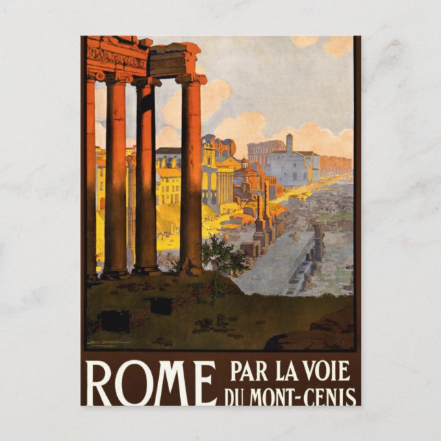 Carte postale Rome vintage (Devant)