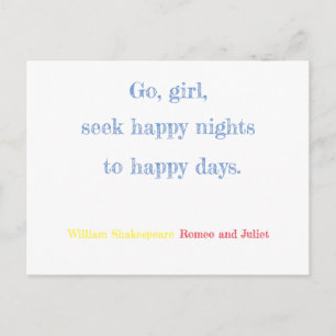 Carte Postale Roméo et Juliet