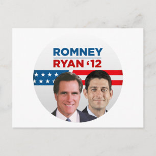 Carte Postale Romney Ryan 2012