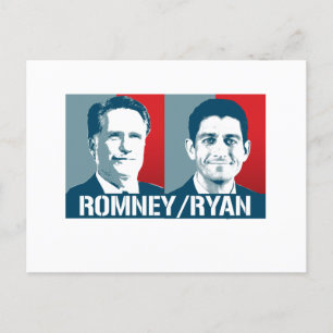 CARTE POSTALE ROMNEY RYAN ART