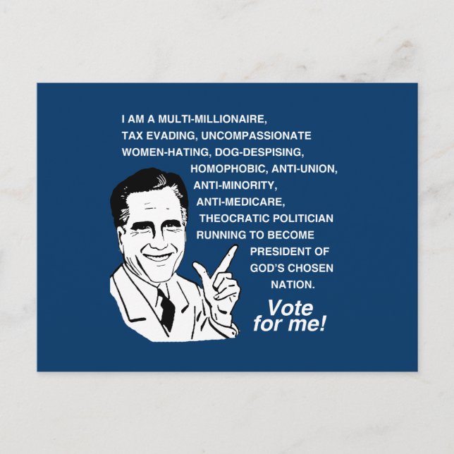 Carte Postale Romney Voter pour Me.png (Devant)