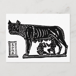 Carte Postale Romulus et la mythologie romaine de Remus