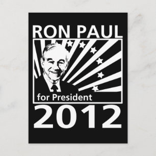 Carte Postale Ron Paul Pour Président 2012