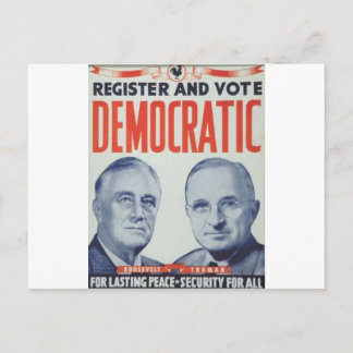 Carte Postale Roosevelt 1940 - Truman