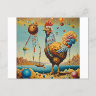 Carte Postale Rooster