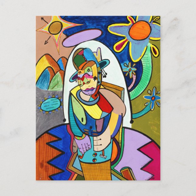 Carte Postale "Roots Living" par Ruchell Alexander (Devant)