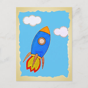Carte Postale Roquette D'Espace Cartographique En Papier Tordu C