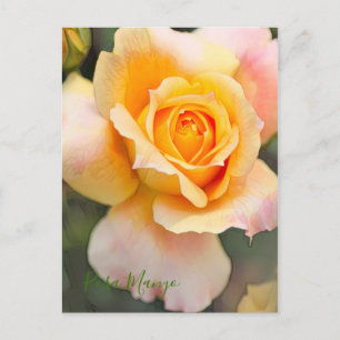 Carte Postale Rosa "Manyo" [Carte postale]