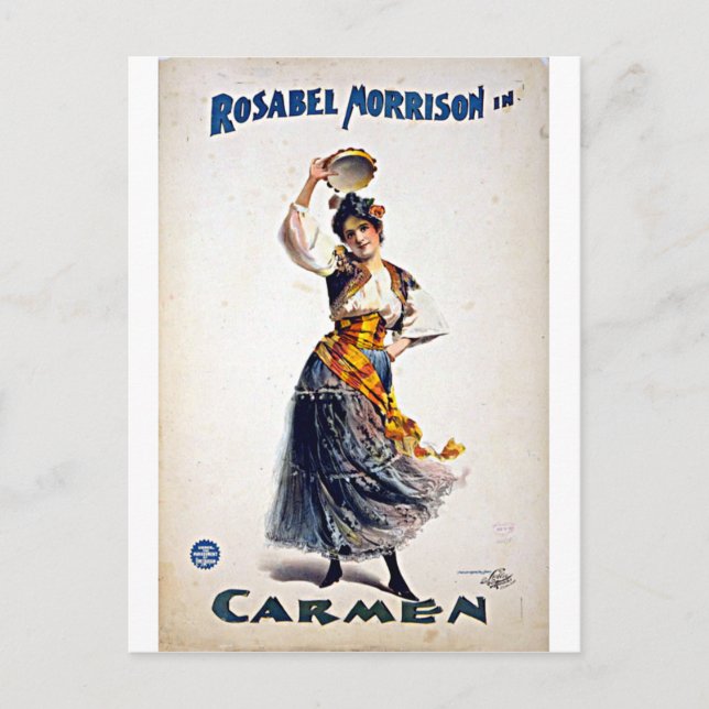 Carte Postale Rosabel Morrison à Carmen (Devant)