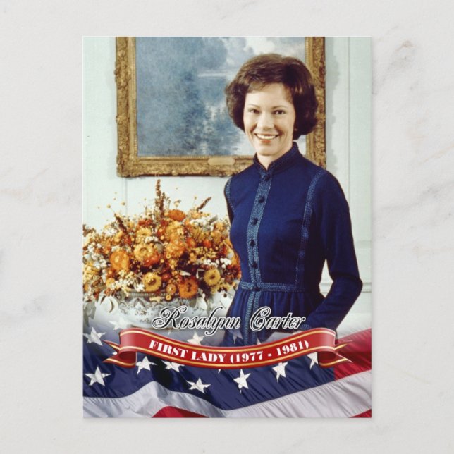 Carte Postale Rosalynn Carter, Première Dame des Etats-Unis (Devant)