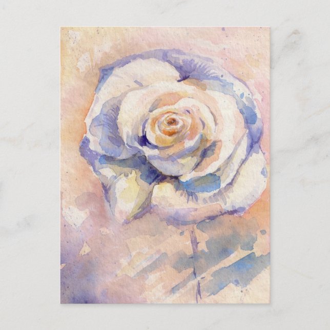 Carte Postale Rose (Devant)