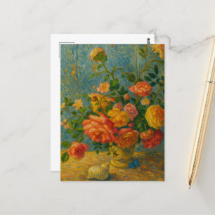 Carte postale rose