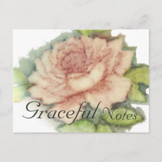 Carte postale Rose anglaise - Personnaliser