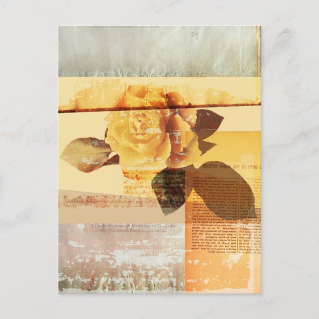 Carte Postale Rose antique (Devant)