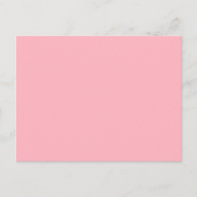 Carte Postale rose clair (Devant)