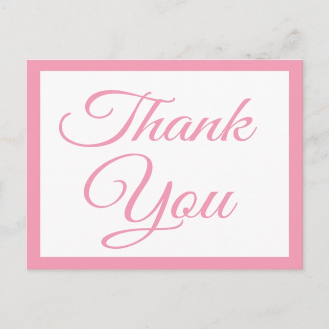 Carte postale Rose Delight Merci (Devant)