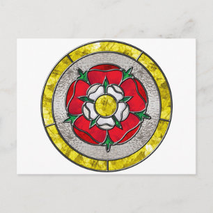 Carte Postale Rose en verre