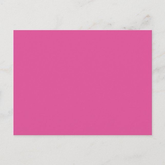 Carte Postale Rose framboise (Devant)