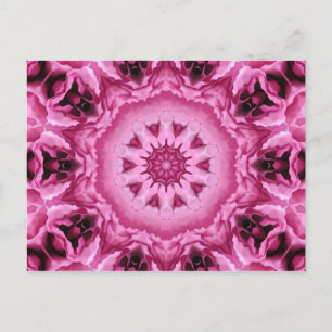 Carte Postale Rose Kaleidscope