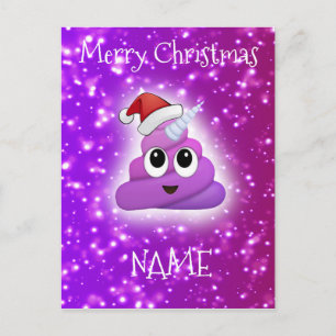 Carte postale rose mignonne d'Emoji de dunette de