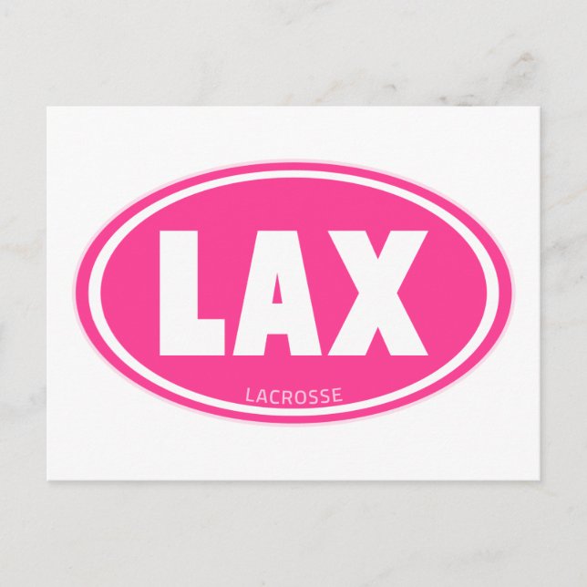 Carte Postale rose ovale (Devant)