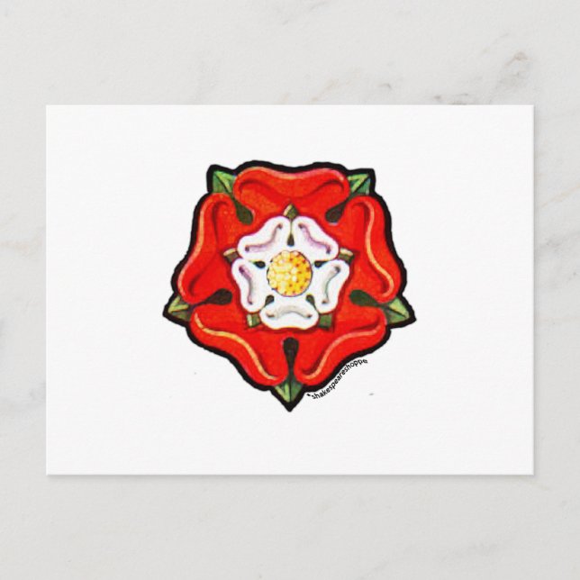 Carte Postale Rose Tudor unique (Devant)