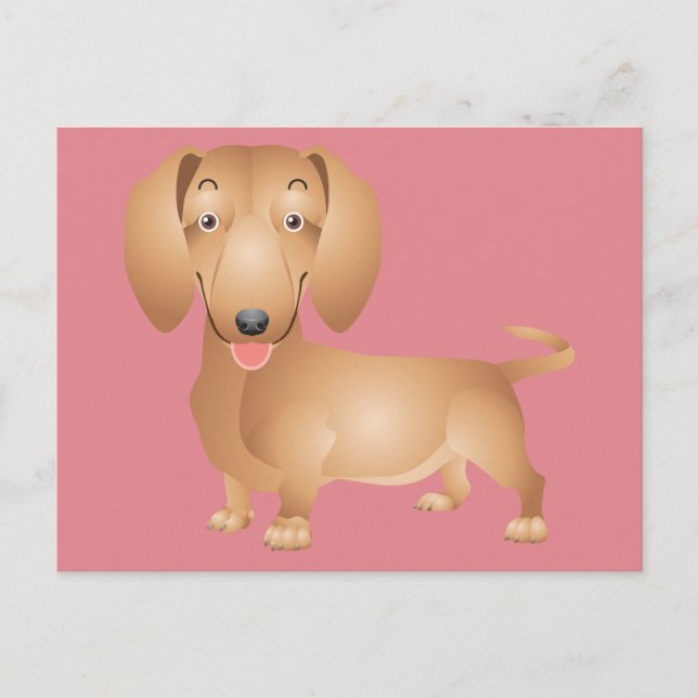 Carte postale rose vierge de Chien Chien Chien Chi (Devant)