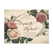 Carte postale Rose vintage