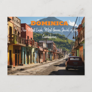 CARTE POSTALE ROSEAU DOMINICA, DOMINICA L'ÎLE NATURELLE