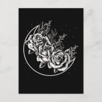 Roses de Gothiques Lune Gothique Wicca Fleurs de C