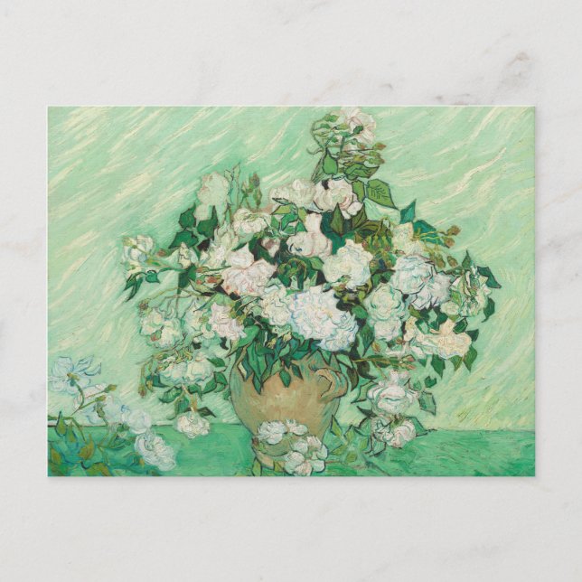 Carte Postale Roses par Vincent van Gogh (Devant)