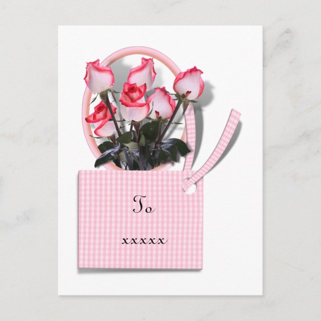 Carte Postale Roses pour une personne spéciale pour la fête des  (Devant)