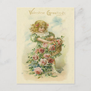 Carte Postale Roses roses roses roses mignonnes