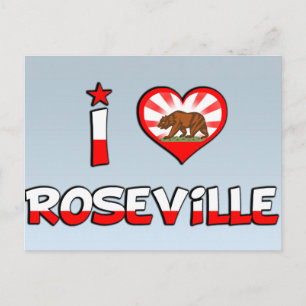 Carte Postale Roseville, Californie