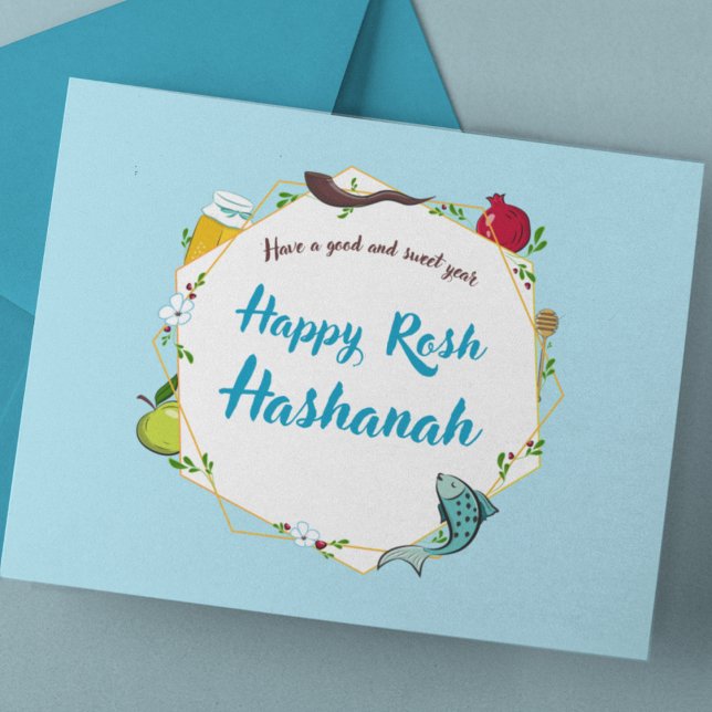 Carte Postale Rosh Hashanah (Créateur téléchargé)