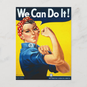 Carte Postale Rosie la riveteuse