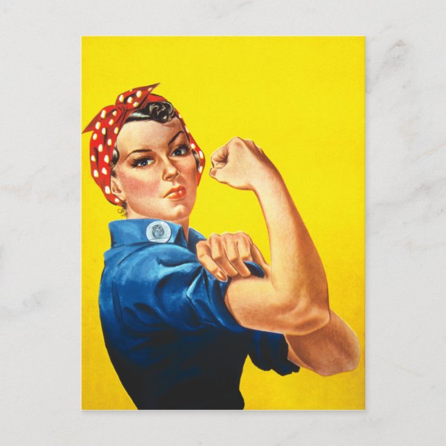 Carte Postale Rosie la riveteuse (Devant)