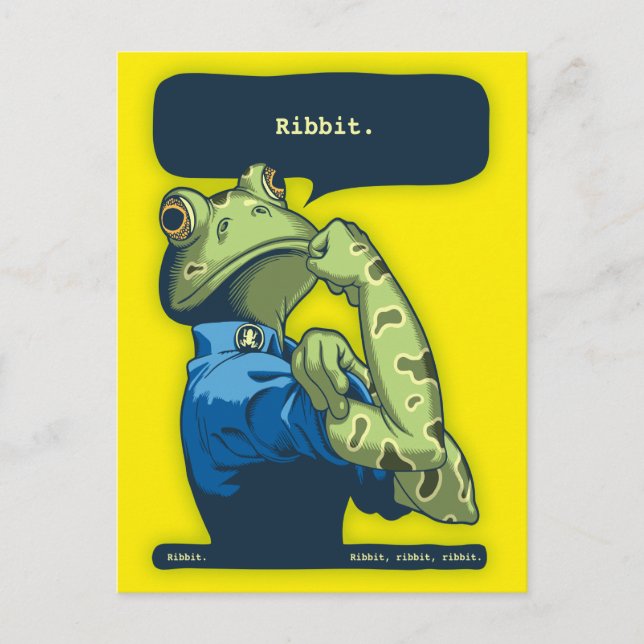 Carte Postale Rosie le Ribbiter (Devant)