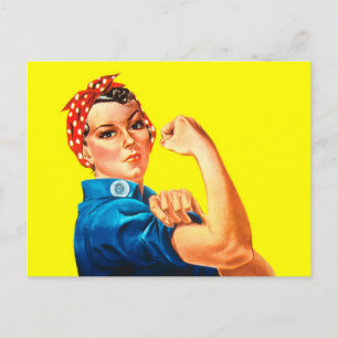 Carte Postale Rosie le rivoir - nous pouvons le faire, icône