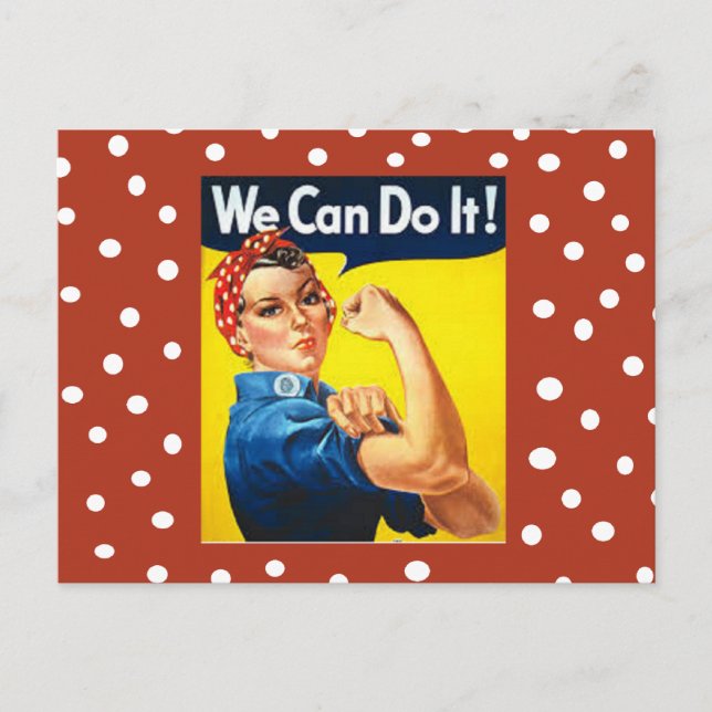 Carte Postale Rosie the Riveter (Devant)