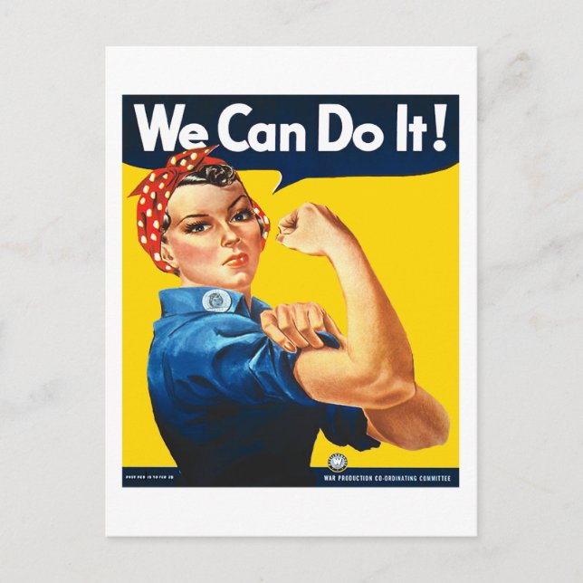 Carte postale Rosie the Riveter (Devant)