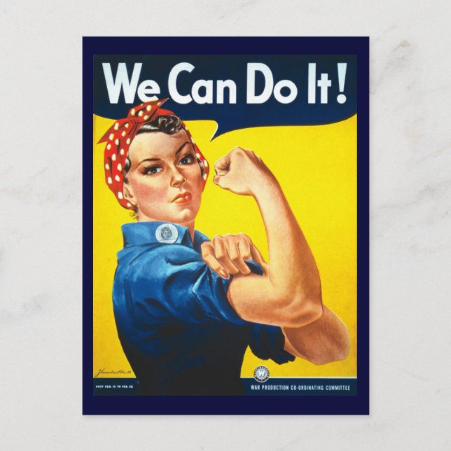Carte Postale Rosie the Riveter (Devant)