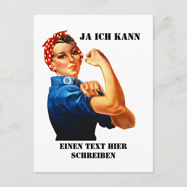 Carte Postale Rosie the Riveter (Devant)
