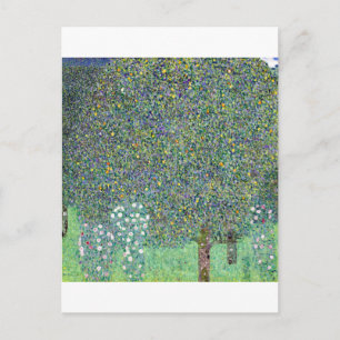 Carte Postale Rosiers Sous Les Arbres, Gustav Klimt