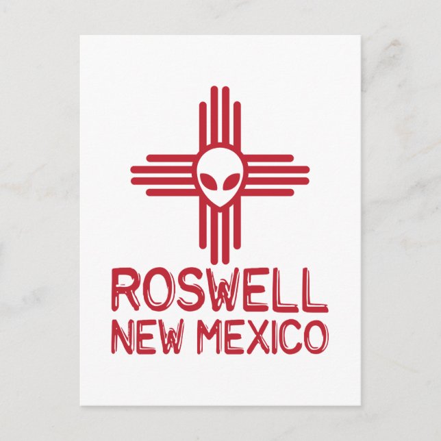 Carte Postale Roswell Nouveau-Mexique (Devant)