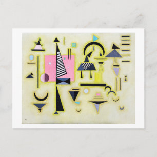 Carte Postale Rosy définitif, Wassily Kandinsky