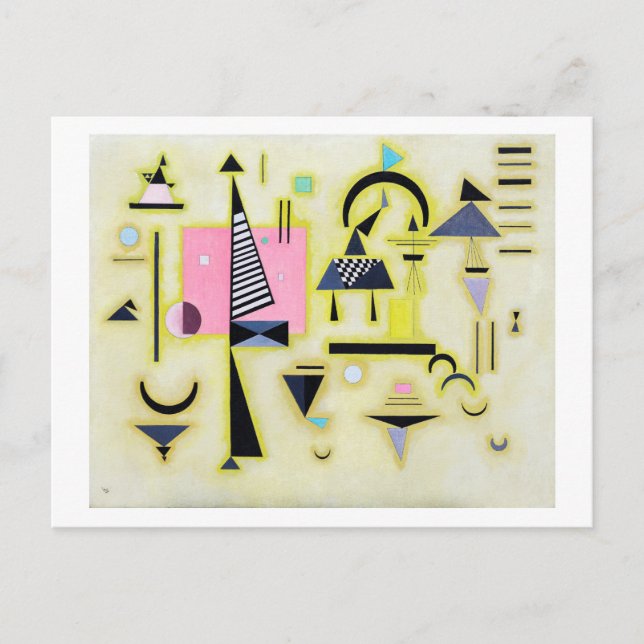 Carte Postale Rosy définitif, Wassily Kandinsky (Devant)