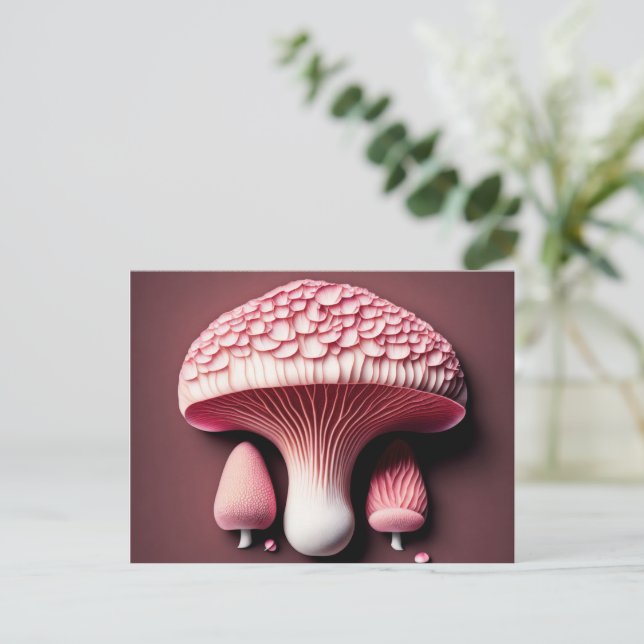 Carte postale Rosy Veincap Musroom (Debout devant)