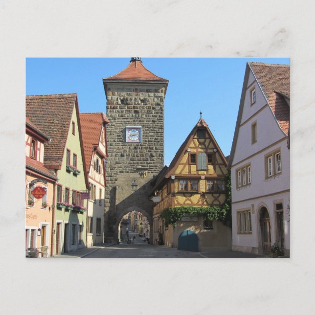Carte Postale Rothenburg, Allemagne (Devant)