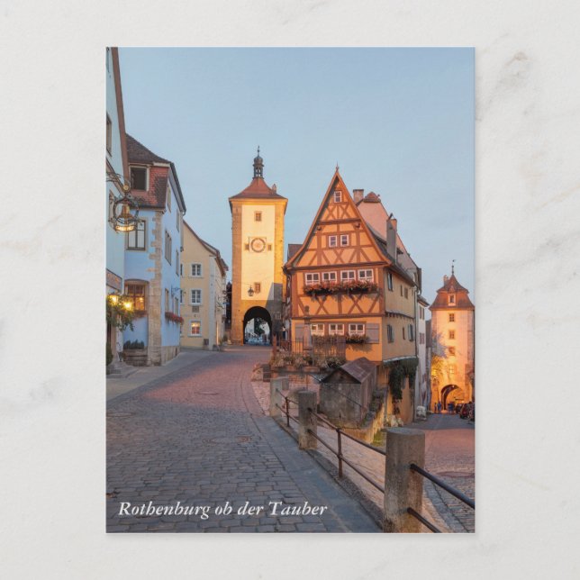 Carte Postale Rothenburg ob der Tauber (Devant)